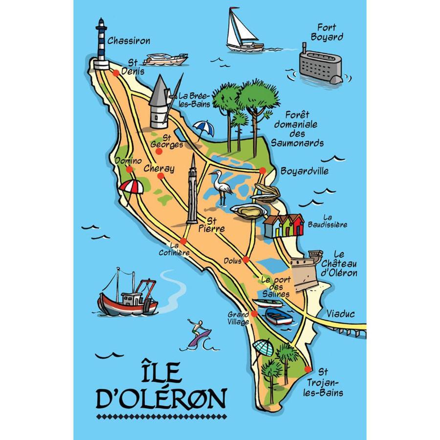 Les Amareyeurs - Ile D'Oleron - Maison Classee 3 Etoiles Avec Piscine - Clim - Velos Le Château-dʼOléron Kültér fotó