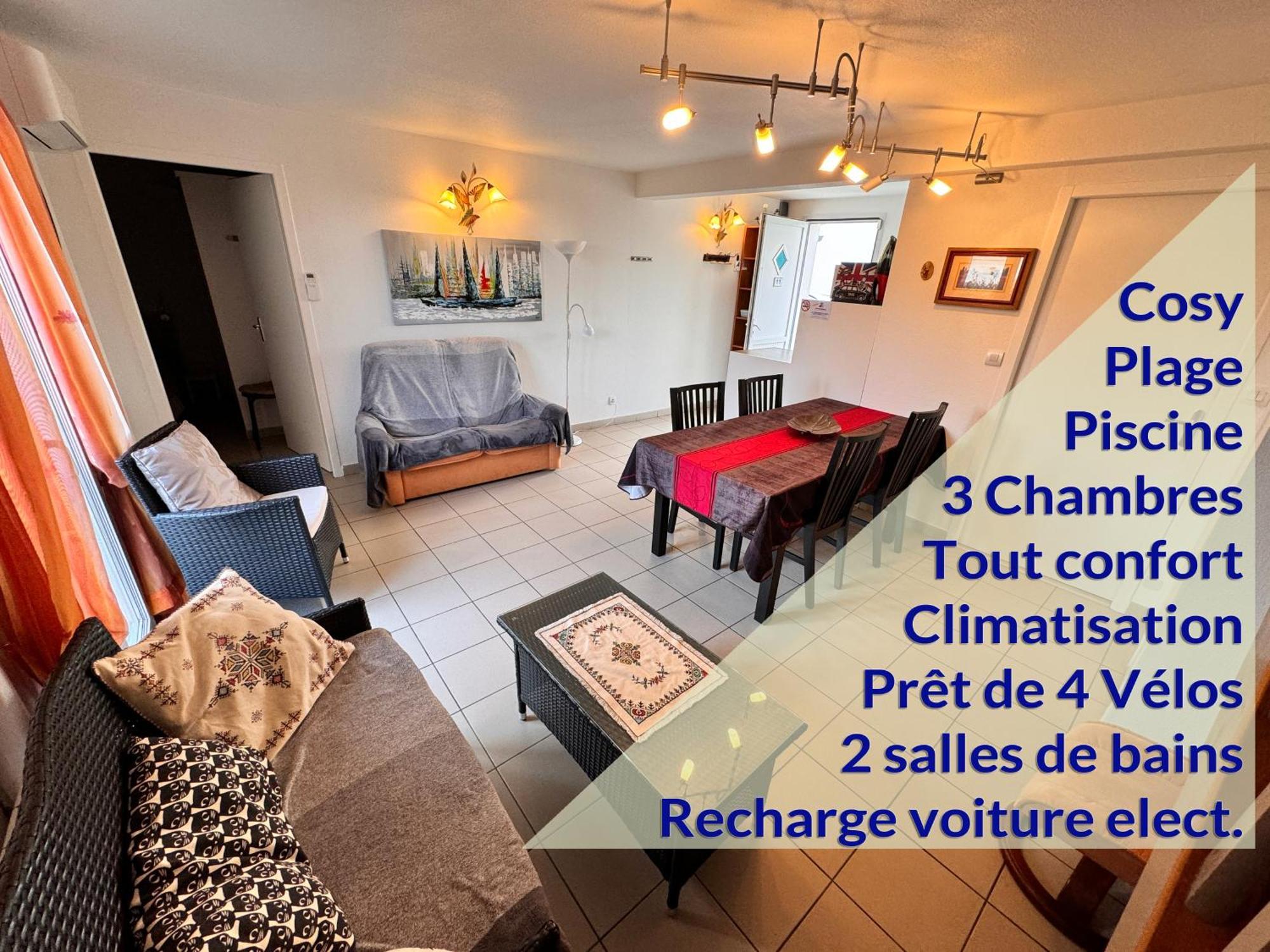 Les Amareyeurs - Ile D'Oleron - Maison Classee 3 Etoiles Avec Piscine - Clim - Velos Le Château-dʼOléron Kültér fotó